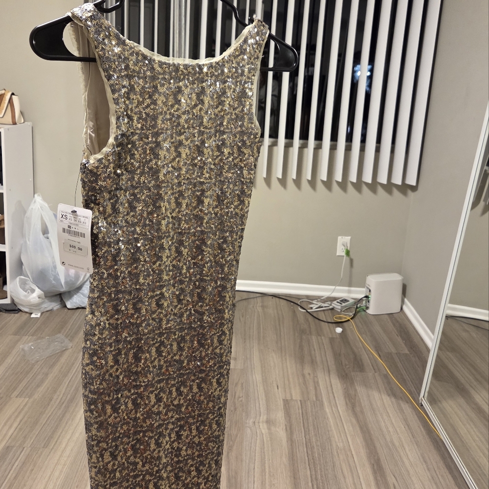 Sequin Sleeveless Dress